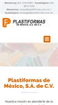 Mobile Screenshot of plastiformas.com.mx